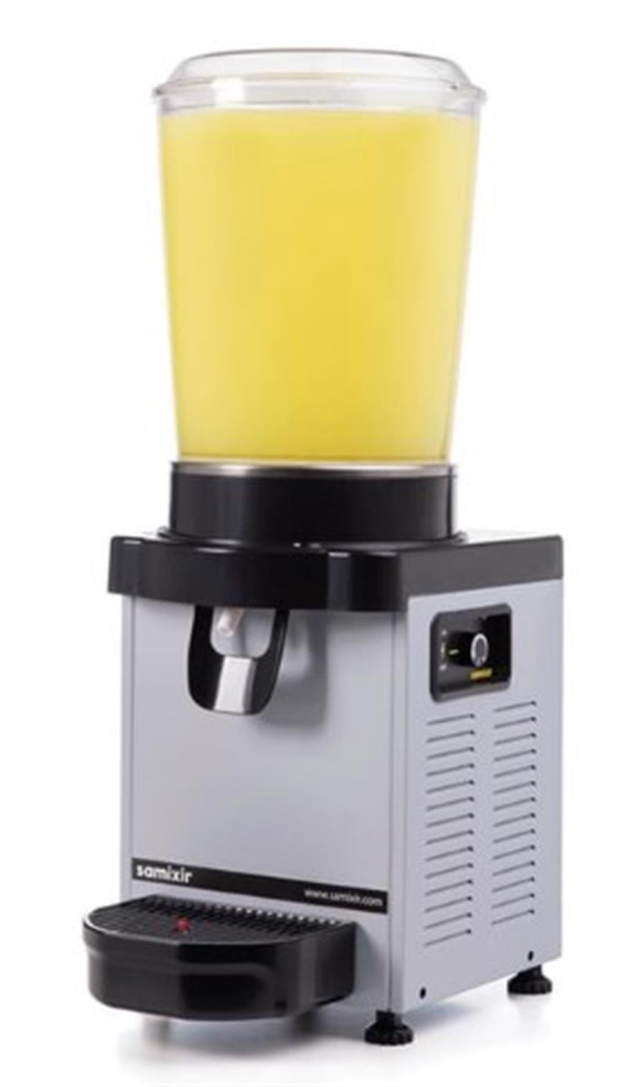 Samixir 10 Litre Panaromik Karıştırıcılı Soğuk İçecek Dispenseri, Analog