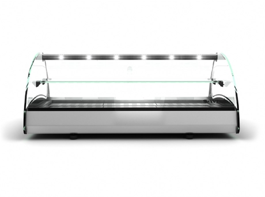 Sayl Sahara Sıcak Teşhir Dolabı 2 GN 1/1 Kapasiteli Splendid Line-CS2S