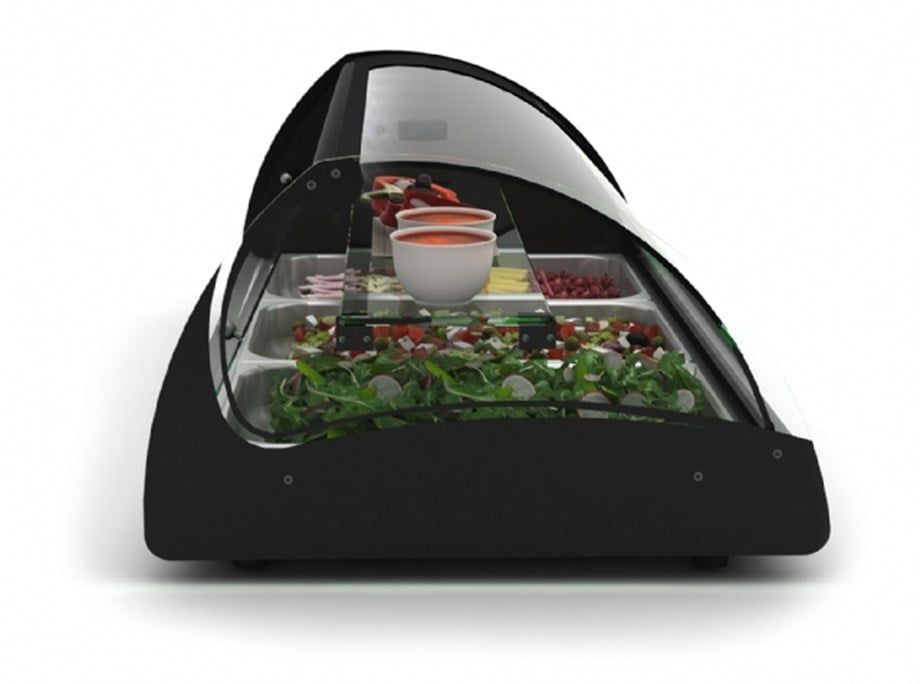 Sayl Tapas Soğuk Teşhir Dolabı 2 GN 1/1 Kapasiteli Splendid Line-VS2