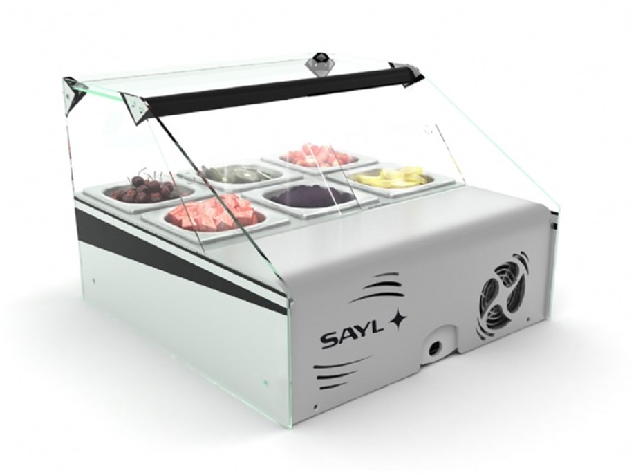 Sayl Topping Box Soğuk Teşhir Dolabı 8 GN 1/6 Kapasiteli Topping Box Line-TBT