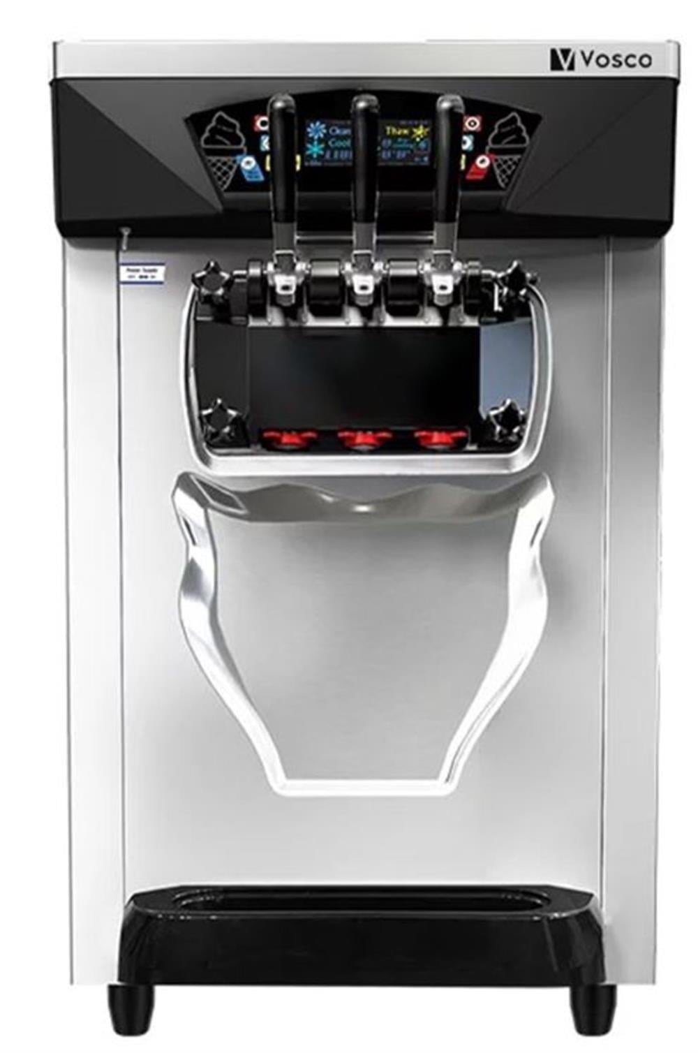 Vosco 3 Kollu Soft Dondurma Makinesi 25 Litre VBJK-28T