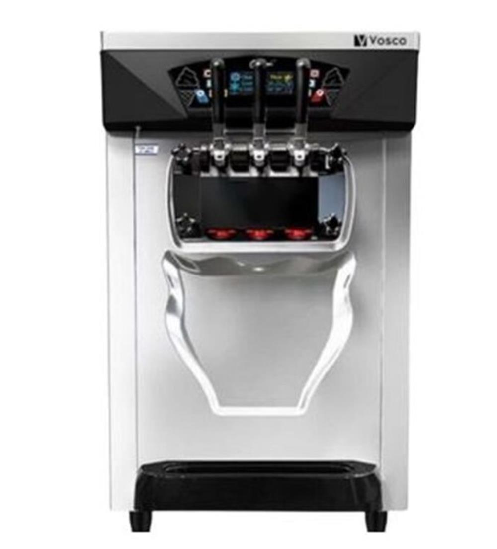 Vosco Üç Kollu Soft Dondurma Makinesi Set Üstü VBJK-28T 