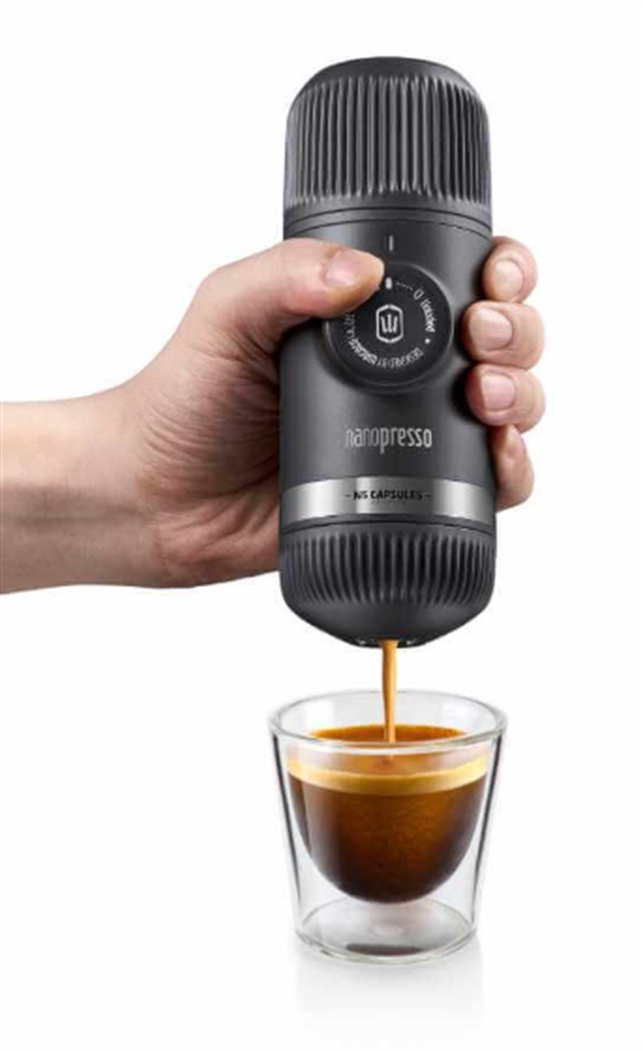 Wacaco Nanopresso Manuel Espresso Makinesi Gri
