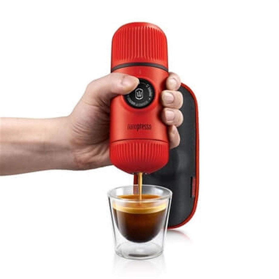 Wacaco Nanopresso Manuel Espresso Makinesi Lav Kırmızısı