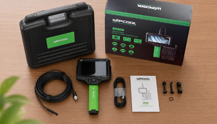 Wipcool ADE200 Çift Lensli Endüstriyel Boroskop Kamera 5 Metre Boroskop Görüntüleme Cihazlarıbrand> zoofarm