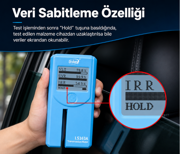 Linshang LS163A Güneş Cam Filmi Test Cihazı IŞIK ÖLÇER LÜKSMETRELİNSHANG zoofarm