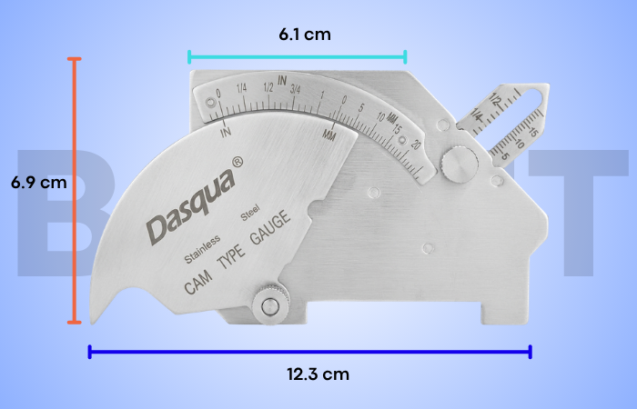 Dasqua 8511-0030 Kaynakçı Kumpası | Kaynak Mastarı Kumpas | Mikrometre | Komparatörbrand> zoofarm