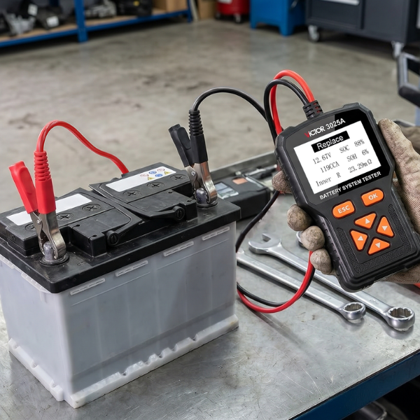 VICTOR 3025A Dijital Akü Test Cihazı | 12V / 24V Elektrik Ölçüm Cihazlarıbrand> zoofarm