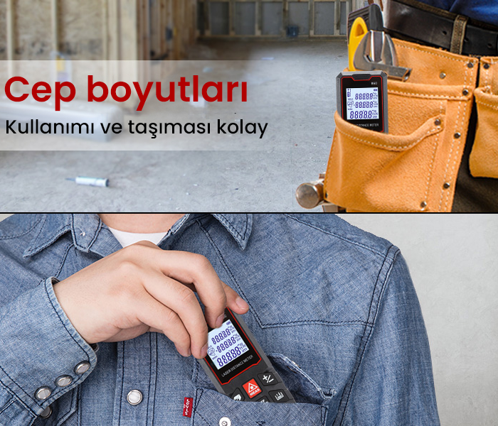 B Series 40 Temel Seviye Lazer Mesafe Ölçer | Hobi ve Hafif İşler İçin Lazermetrebrand> zoofarm