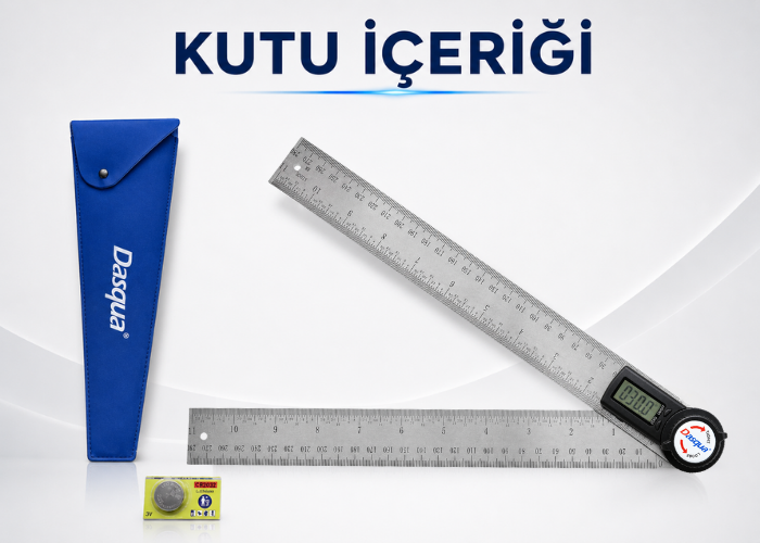 Dasqua 1022-4300 Dijital Açı ve Uzunluk Ölçer 30CM Açı Ölçerlerbrand> zoofarm