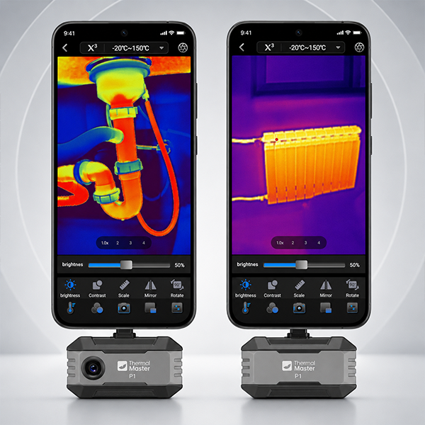 Thermal Master P1 iOS ve Android Uyumlu Mobil Termal Kamera Termal Kamerabrand> zoofarm