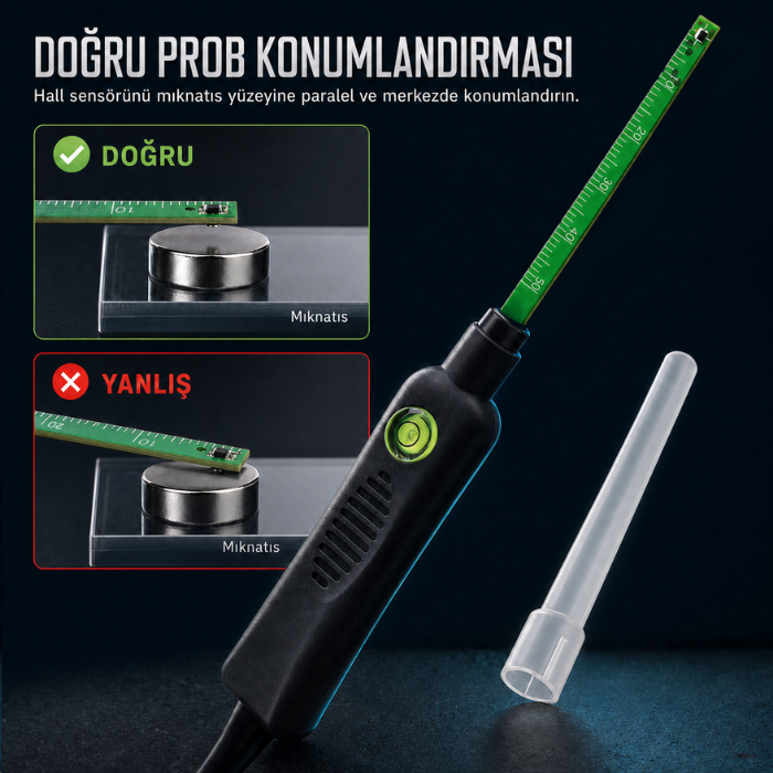 Tenmars TM-197 Dijital Gaussmetre | AC/DC Manyetik Alan Ölçer | 30.000 Gauss Gaussmetrebrand> zoofarm