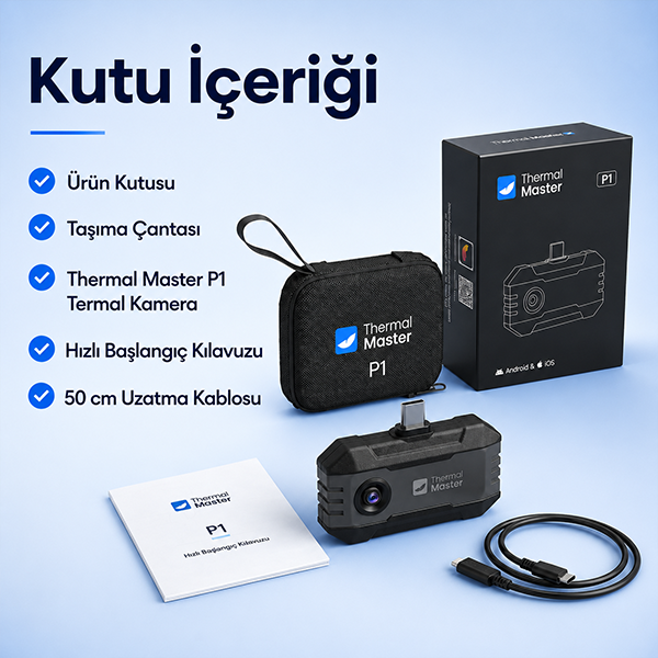 Thermal Master P1 iOS ve Android Uyumlu Mobil Termal Kamera Termal Kamerabrand> zoofarm