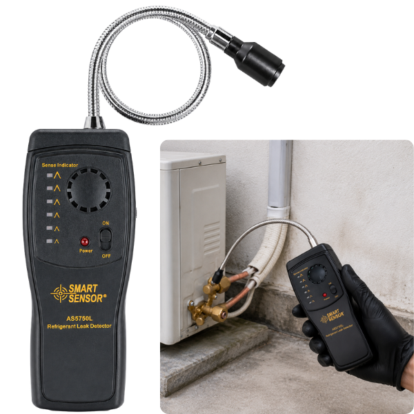 Smart Sensor AS5750L Soğutucu Gaz Kaçağı Tespit Cihazı Soğutucu Gaz Dedektörleribrand> zoofarm