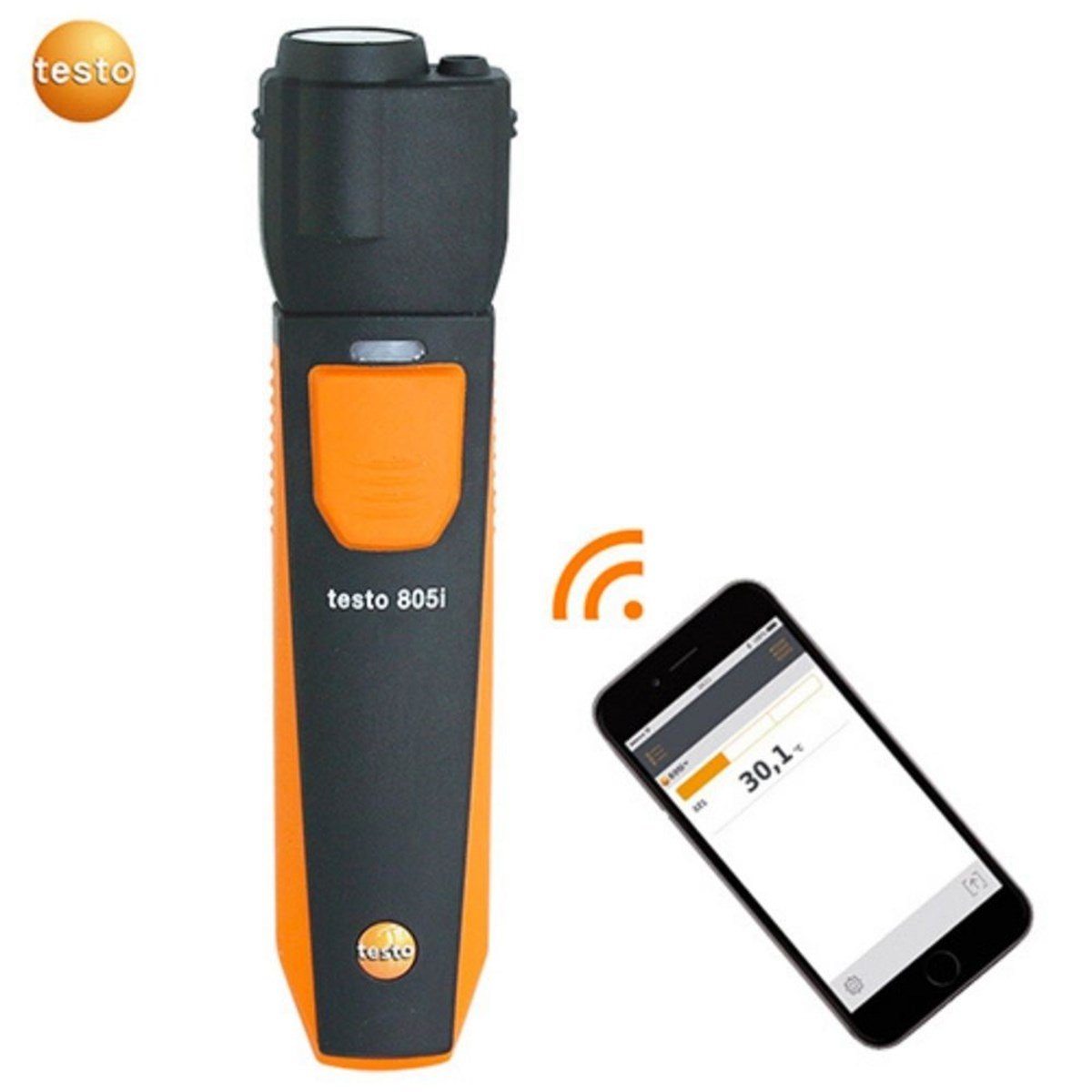 .Testo 805i Lazerli Sıcaklık Ölçer (Akıllı Telefon İle) TÜM ÖLÇÜM CİHAZLARIOLCUMCİHAZFİYAT zoofarm