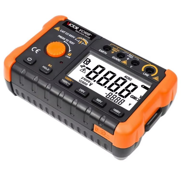 Victor VC60B+ İzolasyon Direnci Test Cihazı 5GΩ | 1000V Megaohmmetre Elektrik Ölçüm Cihazlarıbrand> zoofarm