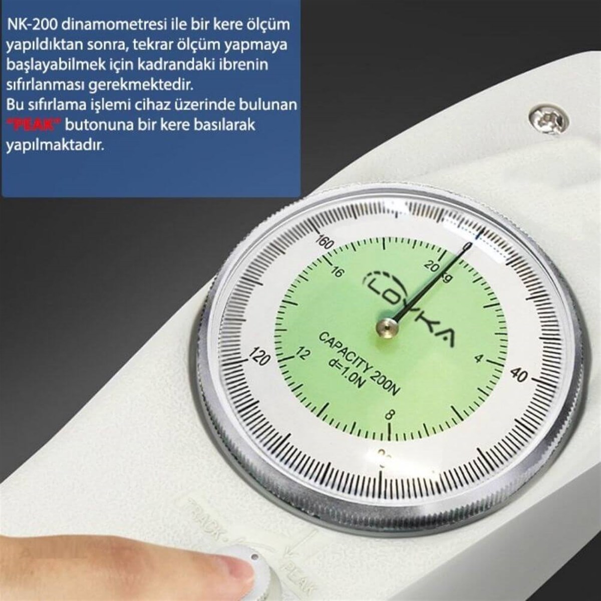 .Loyka NK 200 Analog Dinamometre Kuvvet Ölçer TÜM ÖLÇÜM CİHAZLARIOLCUMCİHAZFİYAT zoofarm