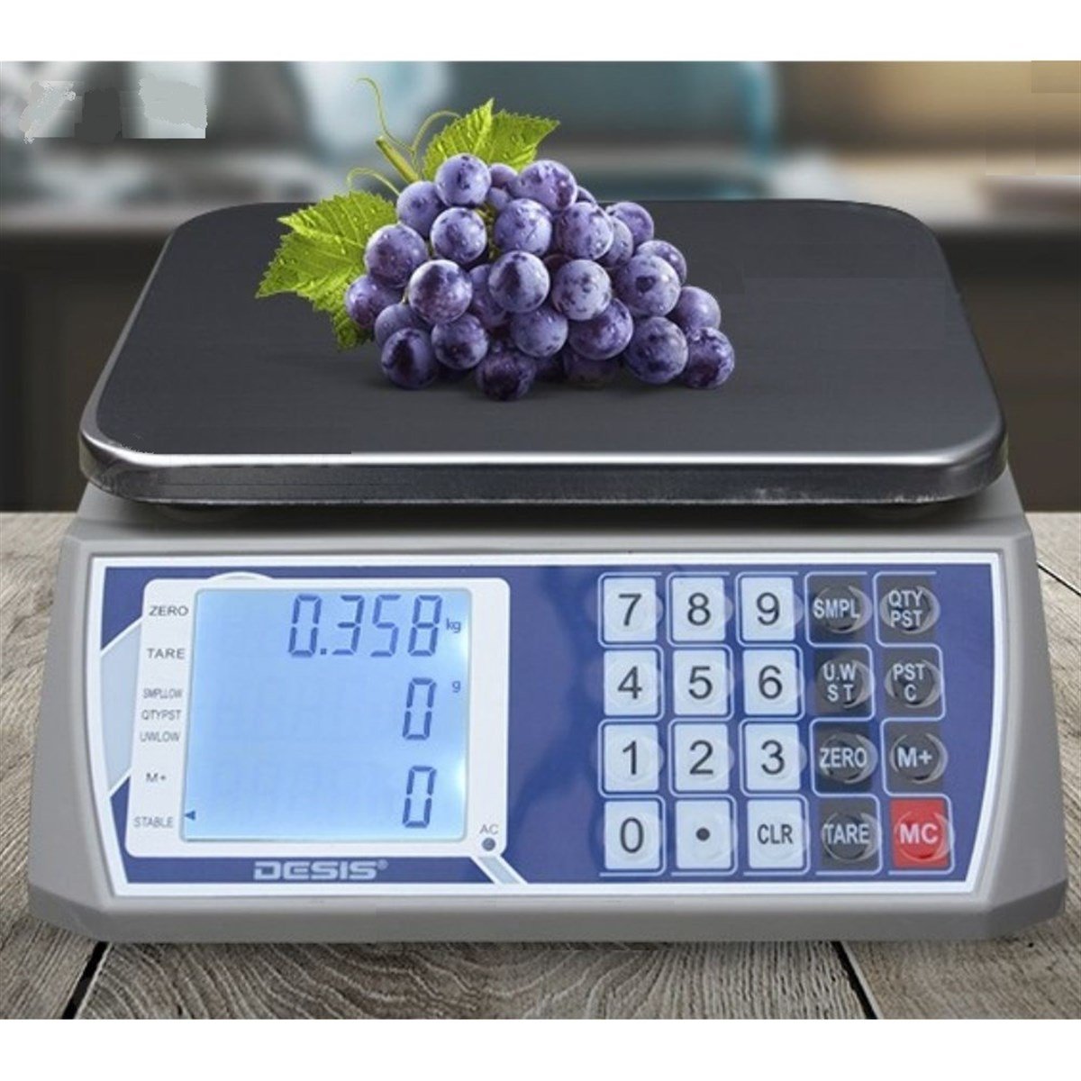 .Desis H7C-30 Dijital Hassas Sayıcı Terazi Hassasiyet: 1 gr. Max: 30 kg. TÜM ÖLÇÜM CİHAZLARIOLCUMCİHAZFİYAT zoofarm