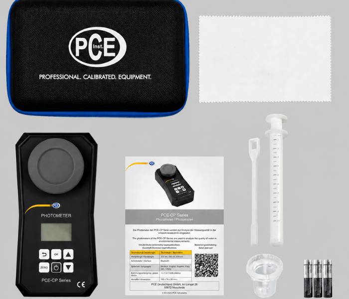 PCE-CP 11 Dijital Fotometre | pH, Demir, Klor ve Toplam Sertlik Ph Ölçerbrand> zoofarm