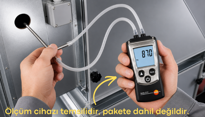 Testo 0635 2145 Pitot Tüpü | 350 mm Uzunluk | Ø 7 mm Manometrebrand> zoofarm