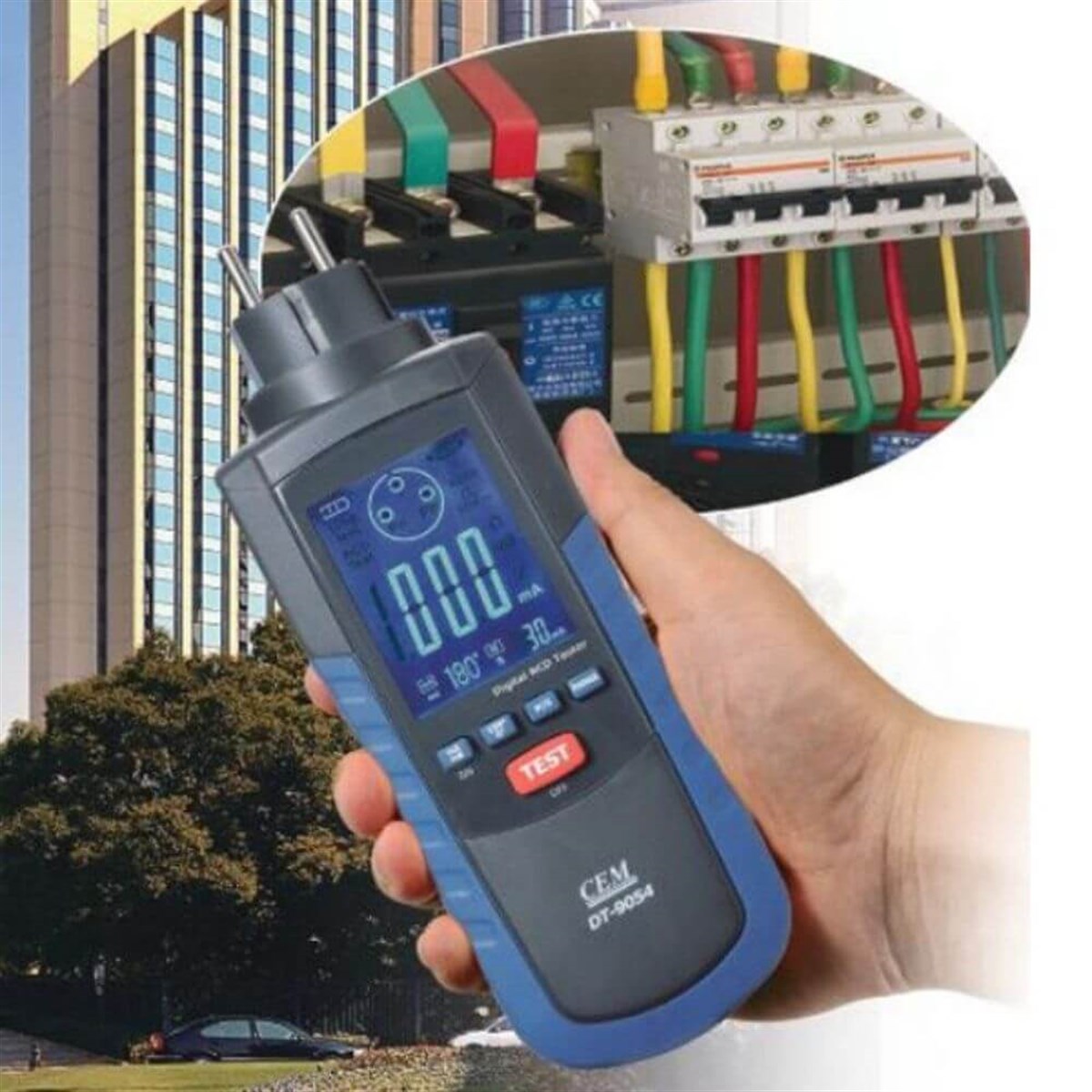 .Cem DT-9054 Kaçak Akım Rölesi RCD Test Cihazı ÇİFTLİK YARDIMCI EKİPMANLARIOLCUMCİHAZFİYAT zoofarm