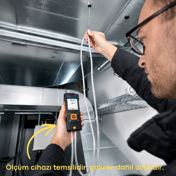 Testo 0635 2045 Pitot Tüpü | 500 mm Uzunluk | Ø 7 mm Manometrebrand> zoofarm