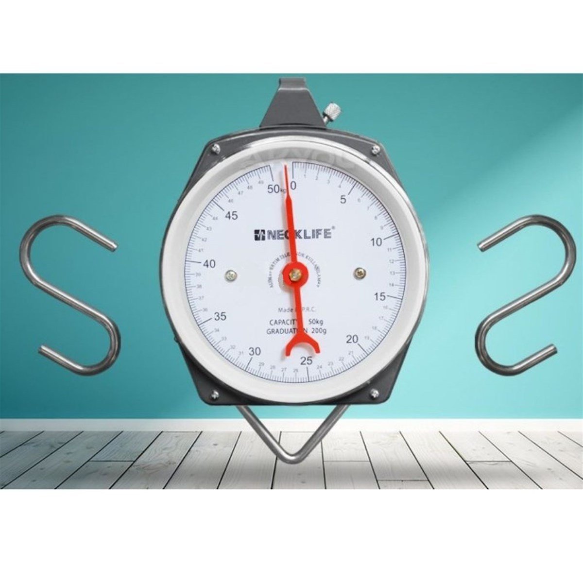 .İbreli Askı Terazi 50KG TÜM ÖLÇÜM CİHAZLARIOLCUMCİHAZFİYAT zoofarm