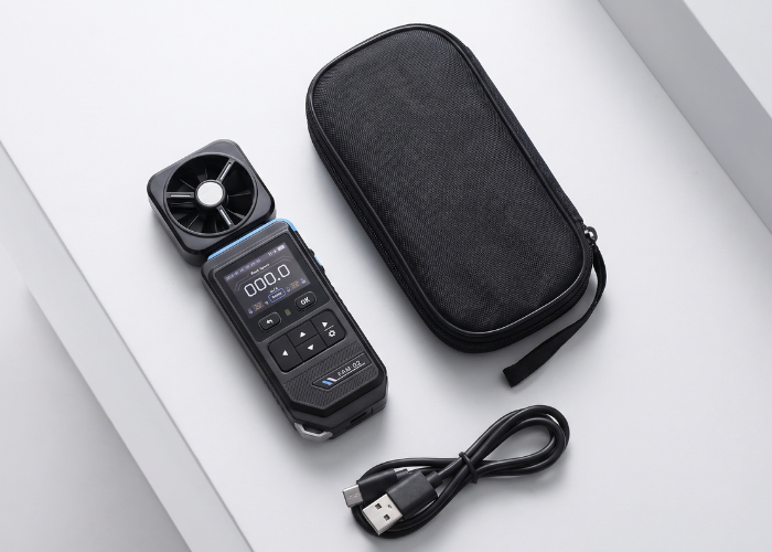FNIRSI FAM-02 Rüzgar Hızı Sıcaklık ve Nem Ölçer Anemometre Rüzgar Hızı Ölçerbrand> zoofarm