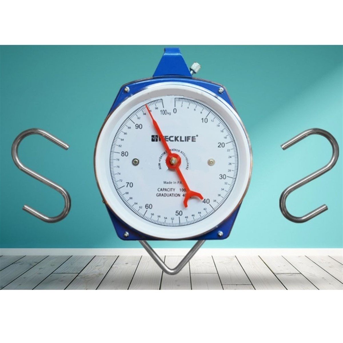 .İbreli Askı Terazi 100KG TÜM ÖLÇÜM CİHAZLARIOLCUMCİHAZFİYAT zoofarm