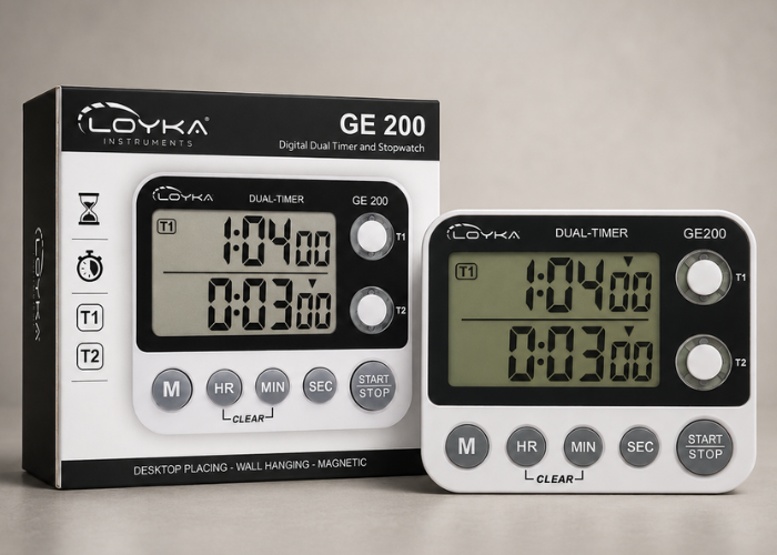 Loyka GE200 Çift Ekranlı Zamanlayıcı ve Kronometre Kronometrebrand> zoofarm