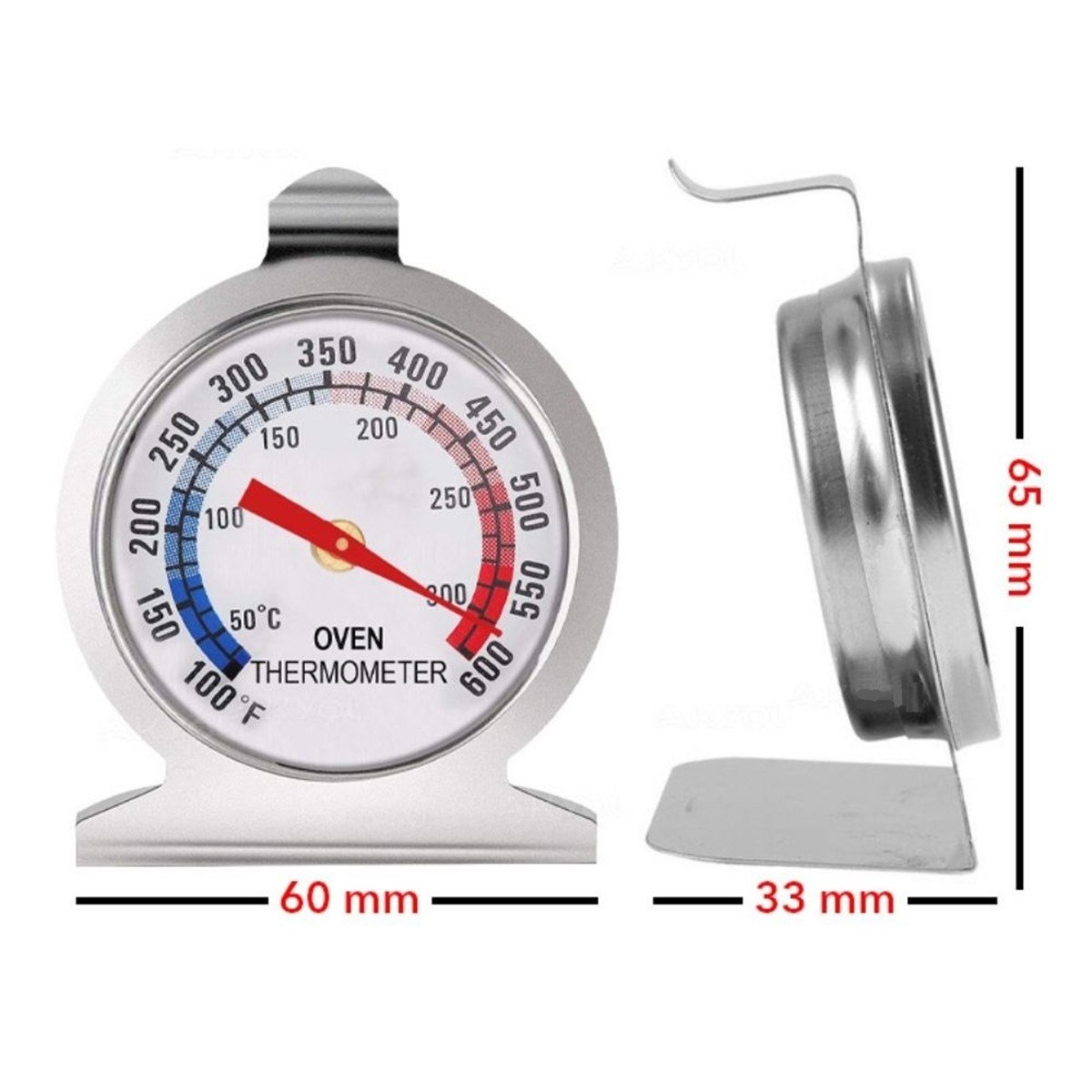 .OEM OVT01 Metal Fırın Termometresi 300°C TERMOMETRE ÇEŞİTLERİ VE EKİPMANLARIOEM zoofarm