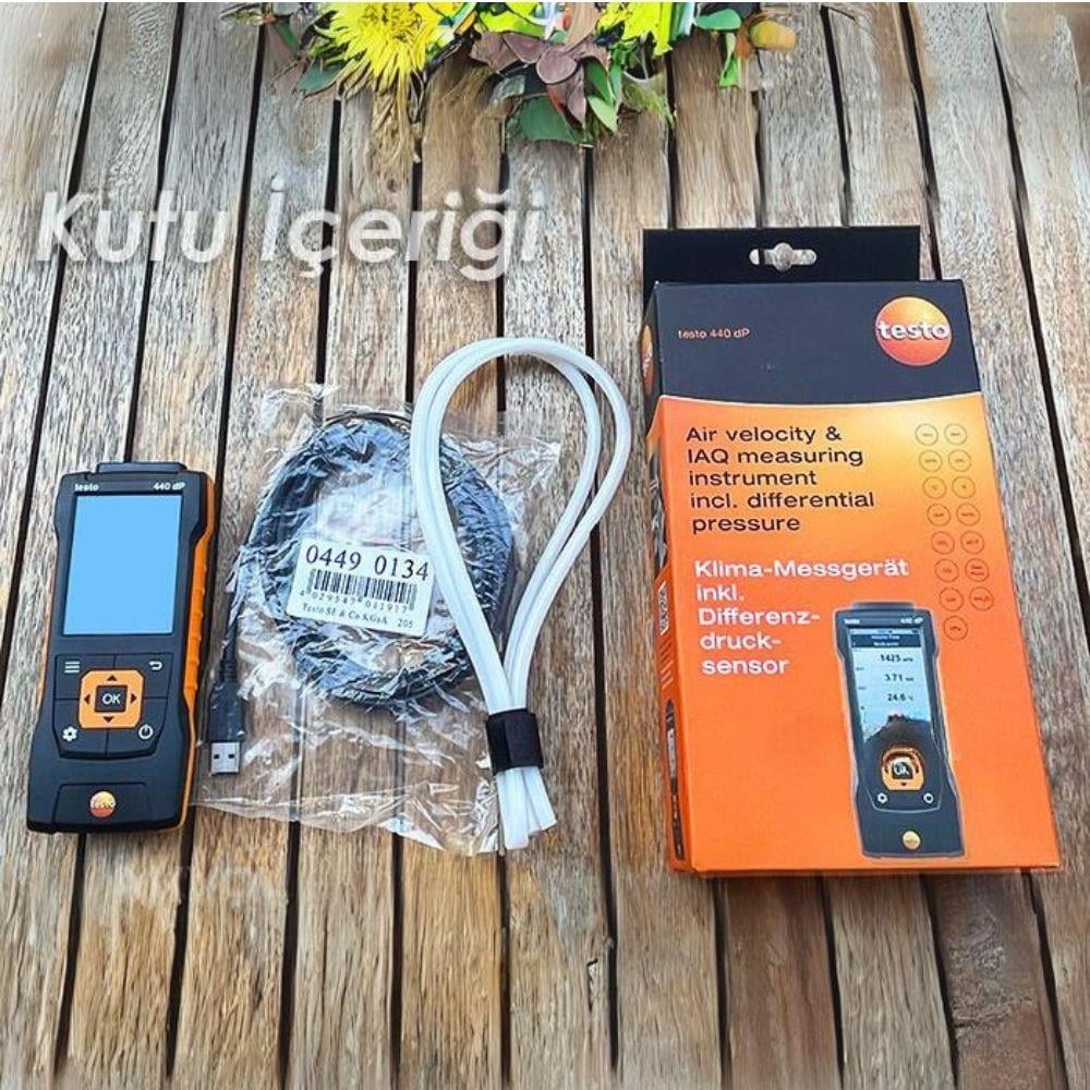 .Testo 440 dP Fark Basınç Ölçerli Prob Okuyucu Cihaz ENJEKTÖRbrand> zoofarm