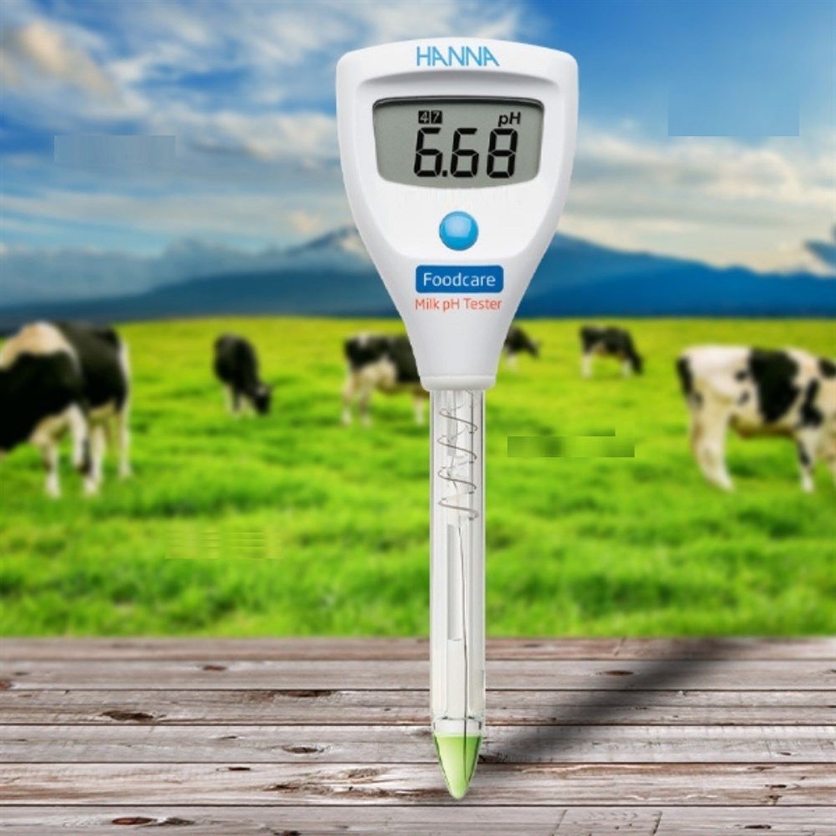 .Hanna HI981034 Süt pH Test Cihazı PH, İLETKENLİK, TUZLULUK ÖLÇERHANNA zoofarm