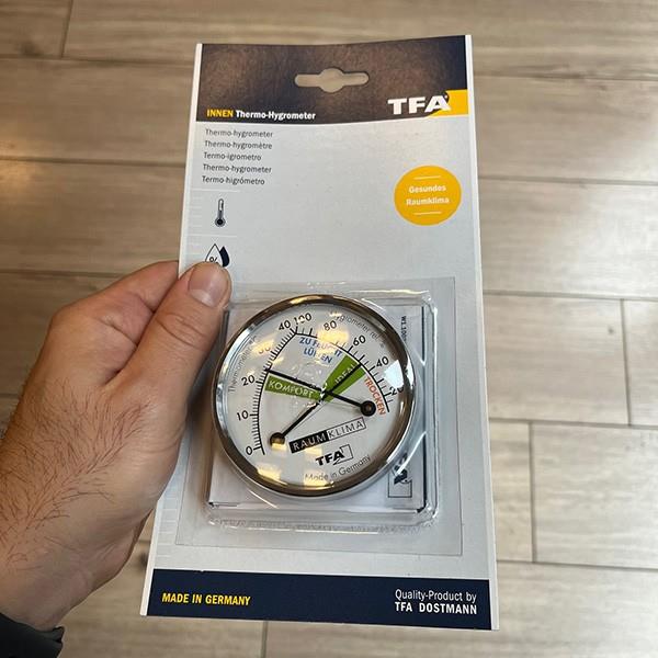 .Tfa 45.2024 Analog Sıcaklık ve Nem Ölçer TERMOMETRE ÇEŞİTLERİ VE EKİPMANLARITFA zoofarm