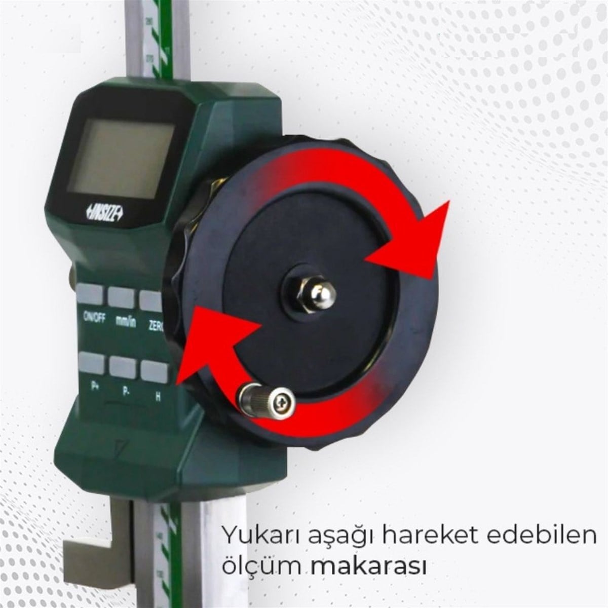 .İnsize 1156-300 Makaralı Dijital Mihengir KUMPAS VE MİKROMETREİNSİZE zoofarm