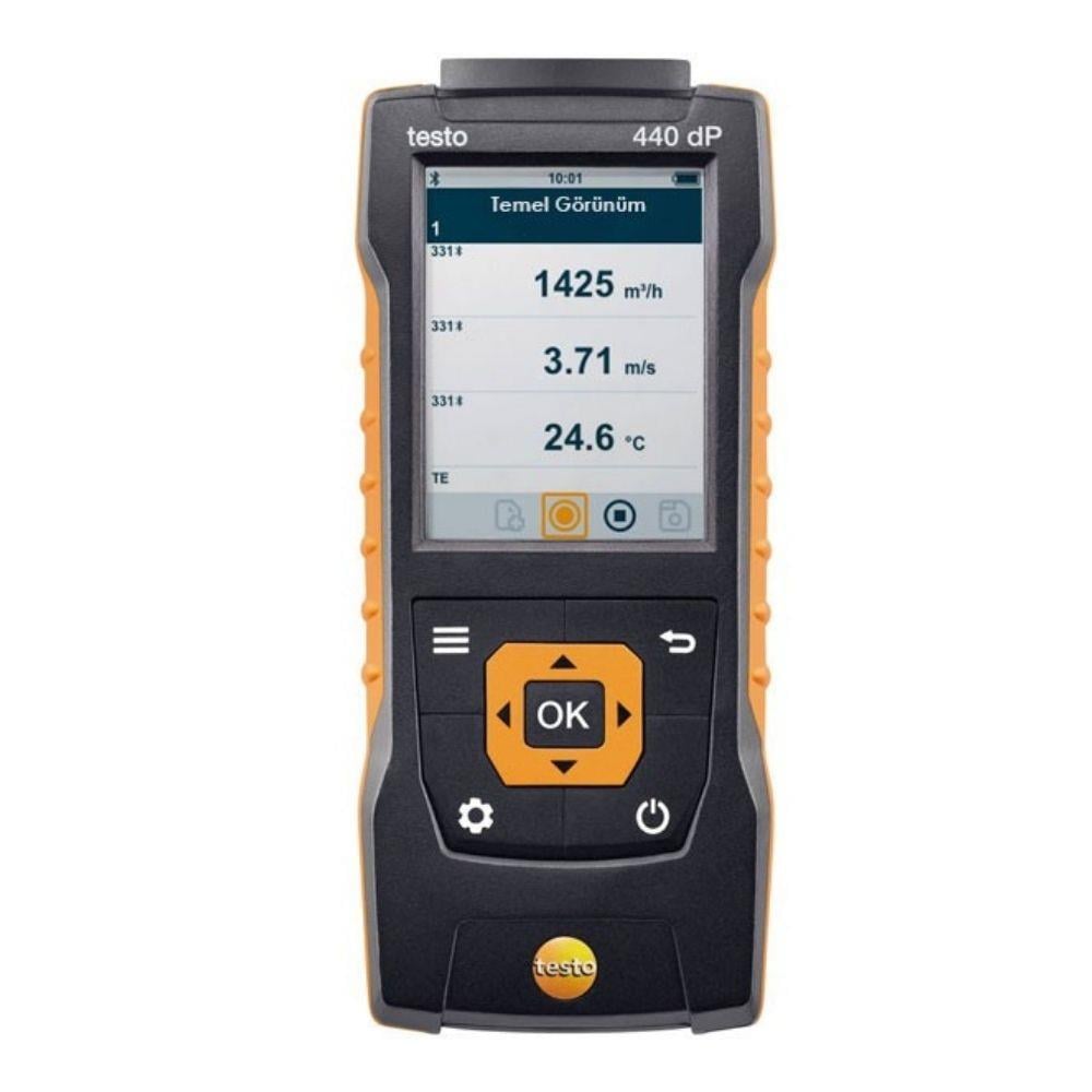 .Testo 440 dP Fark Basınç Ölçerli Prob Okuyucu Cihaz ENJEKTÖRbrand> zoofarm