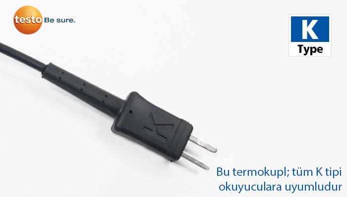 .Testo 0602 0693 Düz Yüzeyler İçin Küçük Başlı K Tipi Termokupl ENJEKTÖRbrand> zoofarm