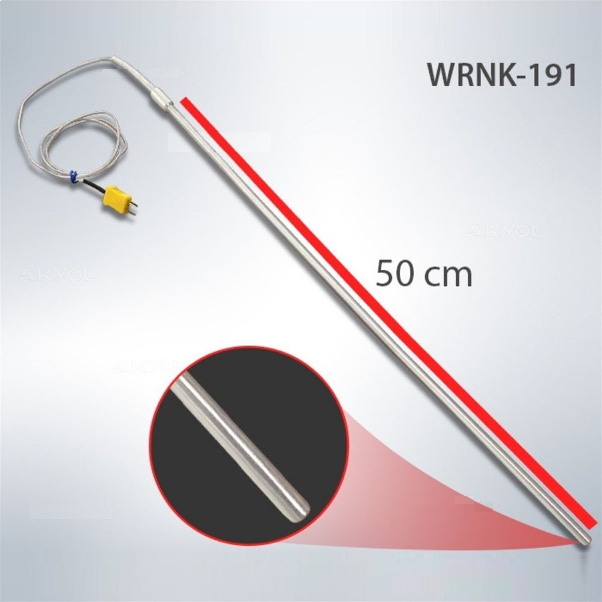 .WRNK-191 K Tipi Uzun Prob 50 Cm 1100°C ENJEKTÖROLCUMCİHAZFİYAT zoofarm