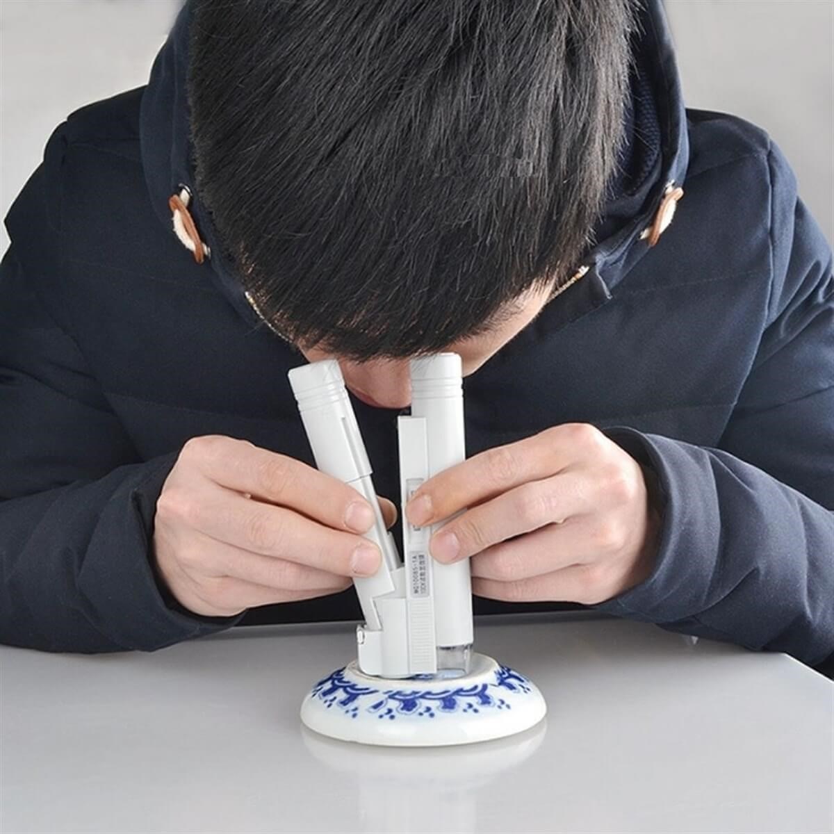 BM100X Işıklı Mikroskop Büyüteç 100X | zoofarm.com.trBM100X Işıklı Mikroskop Büyüteç 100X TÜM ÖLÇÜM CİHAZLARIBM zoofarm