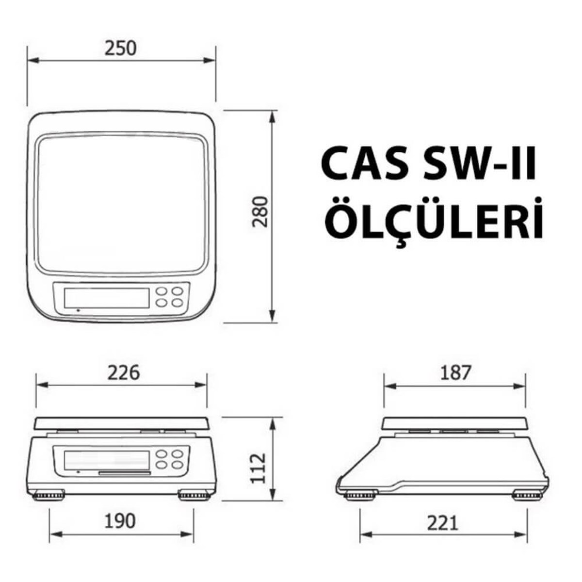 CAS SW II Dijital Hassas Terazi (30kg / 1gr) | zoofarm.com.trCAS SW II Dijital Hassas Terazi (30kg / 1gr) TÜM ÖLÇÜM CİHAZLARICAS zoofarm