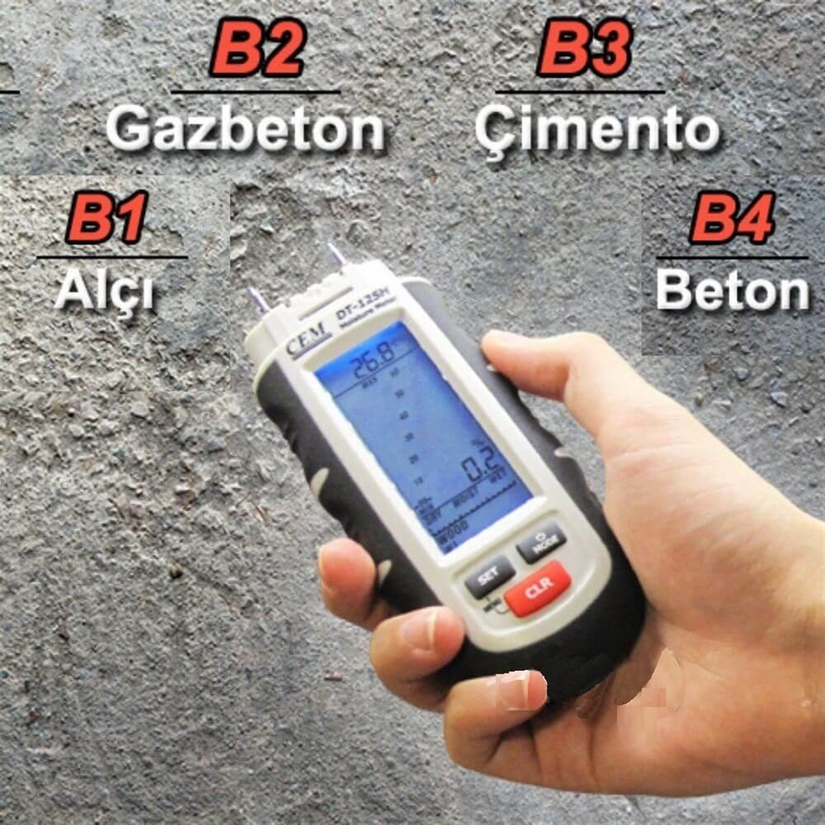 CEM DT-125H Beton Ahşap ve Zemin Nem Ölçer | zoofarm.com.trCEM DT-125H Beton Ahşap ve Zemin Nem Ölçer TÜM ÖLÇÜM CİHAZLARICem zoofarm