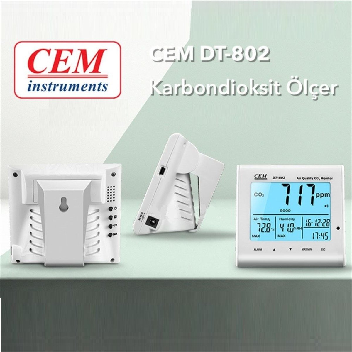 Cem DT-802 Hava Kalitesi Ölçüm Cihazı | Karbondioksit Ölçer | zoofarm.com.trCem DT-802 Hava Kalitesi Ölçüm Cihazı | Karbondioksit Ölçer TÜM ÖLÇÜM CİHAZLARICem zoofarm