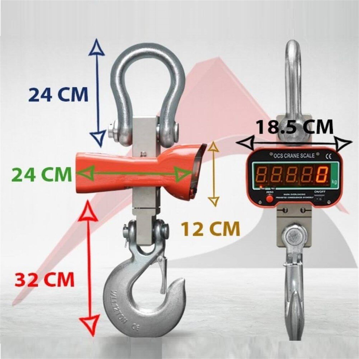 Desis OCS-A Dijital Vinç Baskülü - Hassasiyet:5 kg. Max: 10 ton. | zoofarm.com.trDesis OCS-A Dijital Vinç Baskülü - Hassasiyet:5 kg. Max: 10 ton. TÜM ÖLÇÜM CİHAZLARIDESİS zoofarm