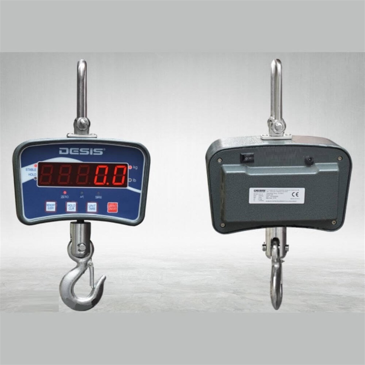 Desis OCS-B Dijital Vinç Baskülü - Hassasiyet: 0,5 kg. Max: 1000 kg. | zoofarm.com.trDesis OCS-B Dijital Vinç Baskülü - Hassasiyet: 0,5 kg. Max: 1000 kg. TÜM ÖLÇÜM CİHAZLARIDESİS zoofarm