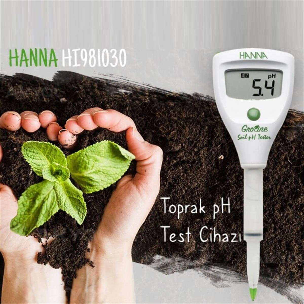 Hanna HI 981030 GroLine Toprak pH Test Cihazı | zoofarm.com.trHanna HI 981030 GroLine Toprak pH Test Cihazı TÜM ÖLÇÜM CİHAZLARIHANNA zoofarm