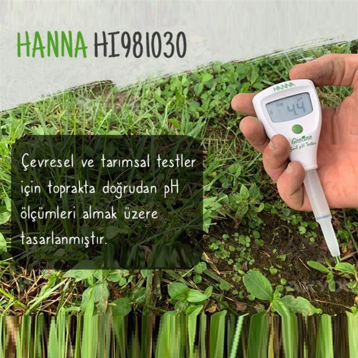Hanna HI 981030 GroLine Toprak pH Test Cihazı | zoofarm.com.trHanna HI 981030 GroLine Toprak pH Test Cihazı TÜM ÖLÇÜM CİHAZLARIHANNA zoofarm