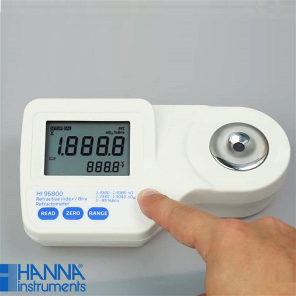 Hanna HI96800 Refraktif İndeks ve Brix Ölçer Refraktometre | zoofarm.com.trHanna HI96800 Refraktif İndeks ve Brix Ölçer Refraktometre TÜM ÖLÇÜM CİHAZLARIHANNA zoofarm