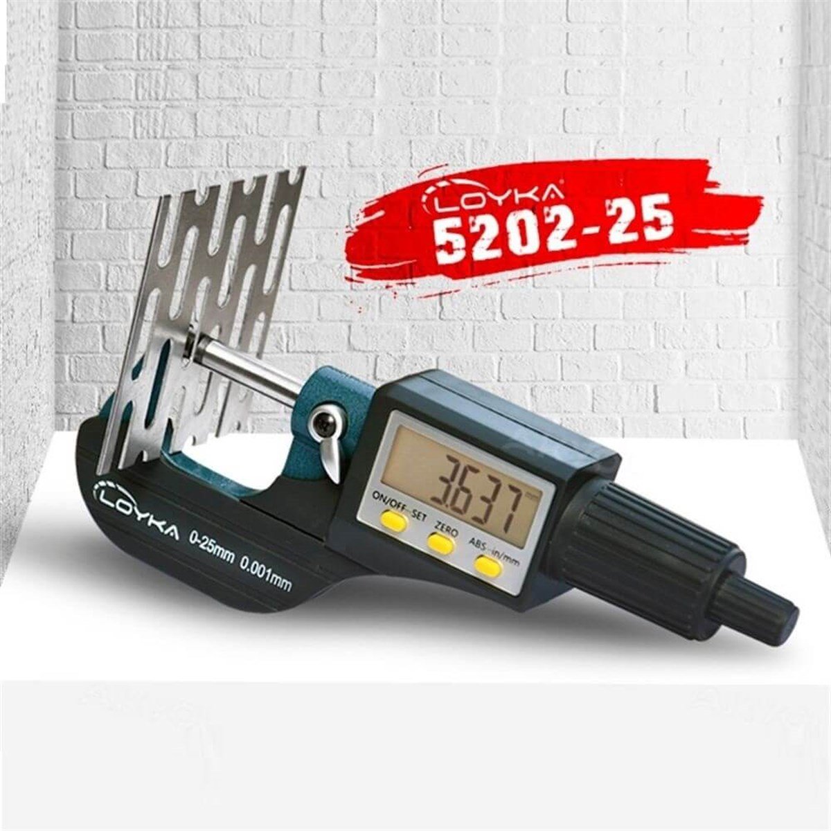 Loyka 5202-25 Dijital Hassas Mikrometre (0-25mm) | zoofarm.com.trLoyka 5202-25 Dijital Hassas Mikrometre (0-25mm) TÜM ÖLÇÜM CİHAZLARILOYKA zoofarm