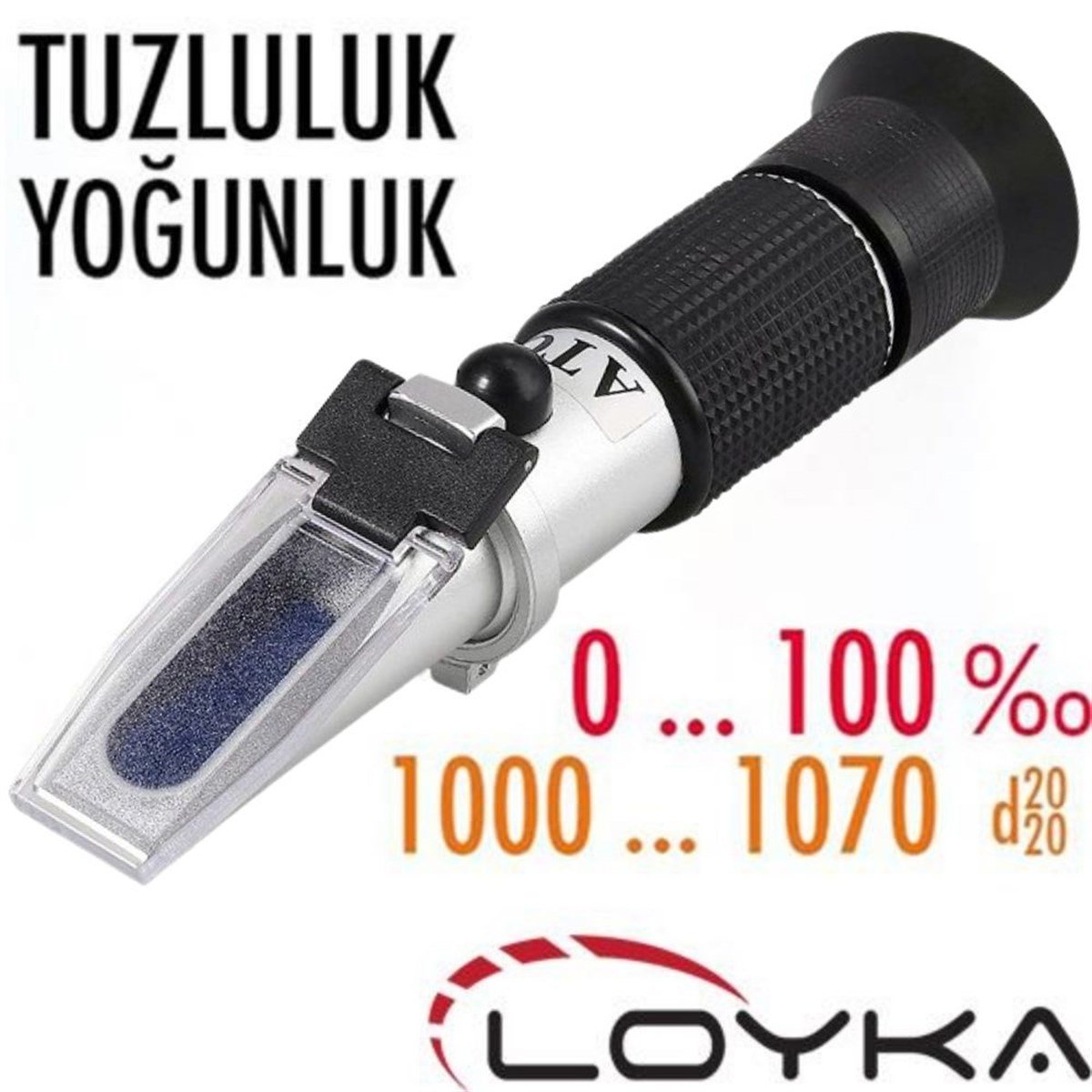 Loyka ATC Tuzluluk ve Yoğunluk Ölçer Refraktometre | zoofarm.com.trLoyka ATC Tuzluluk ve Yoğunluk Ölçer Refraktometre TÜM ÖLÇÜM CİHAZLARILOYKA zoofarm