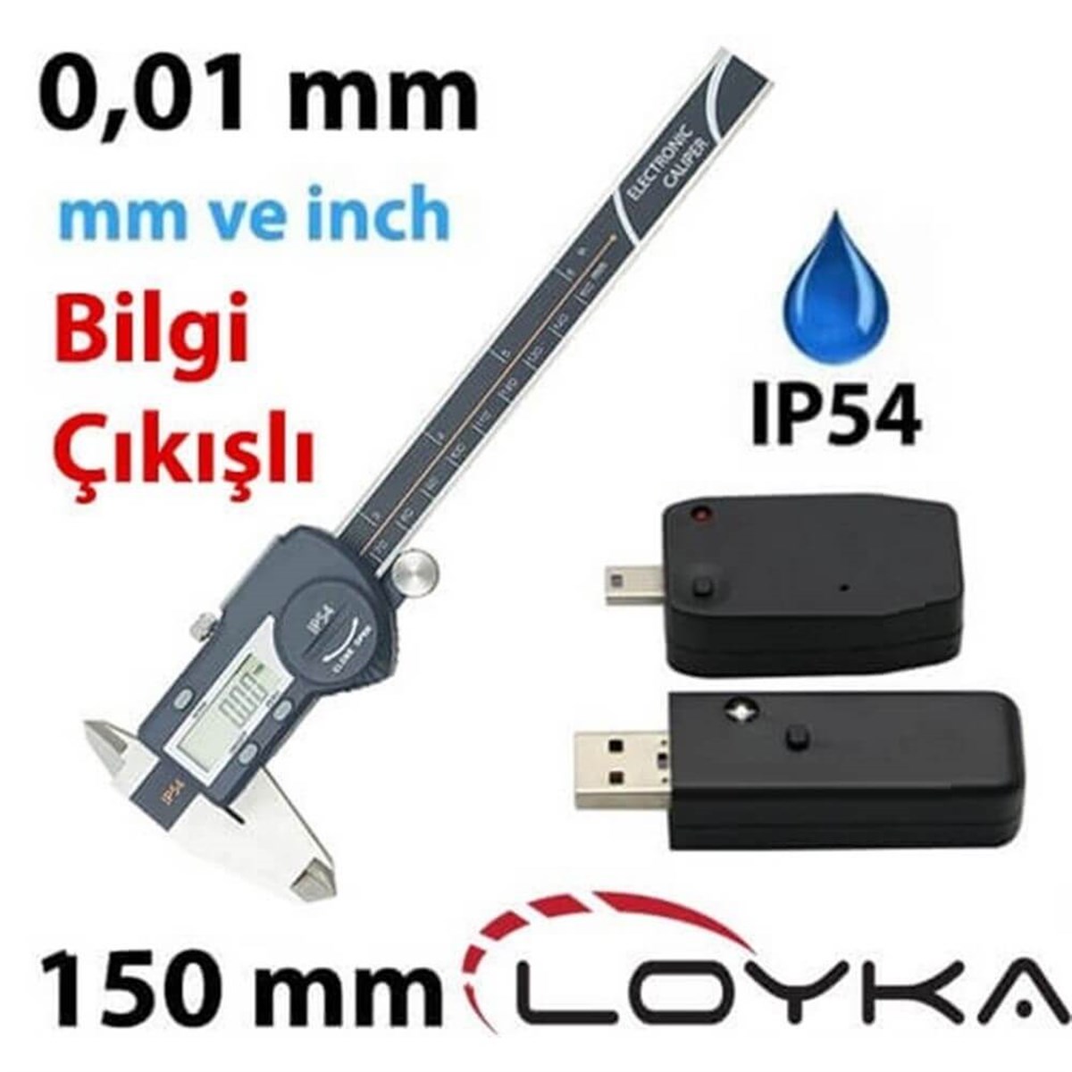 Loyka B5110-150 Dijital Kumpas 0-150mm (IP54 Korumalı) | zoofarm.com.trLoyka B5110-150 Dijital Kumpas 0-150mm (IP54 Korumalı) TÜM ÖLÇÜM CİHAZLARILOYKA zoofarm